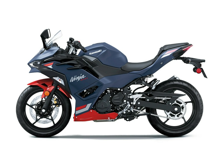 2026 Kawasaki NINJA 500 ABS Metallic Matte Twilight Blue/Candy Persimmon Red - 109807
