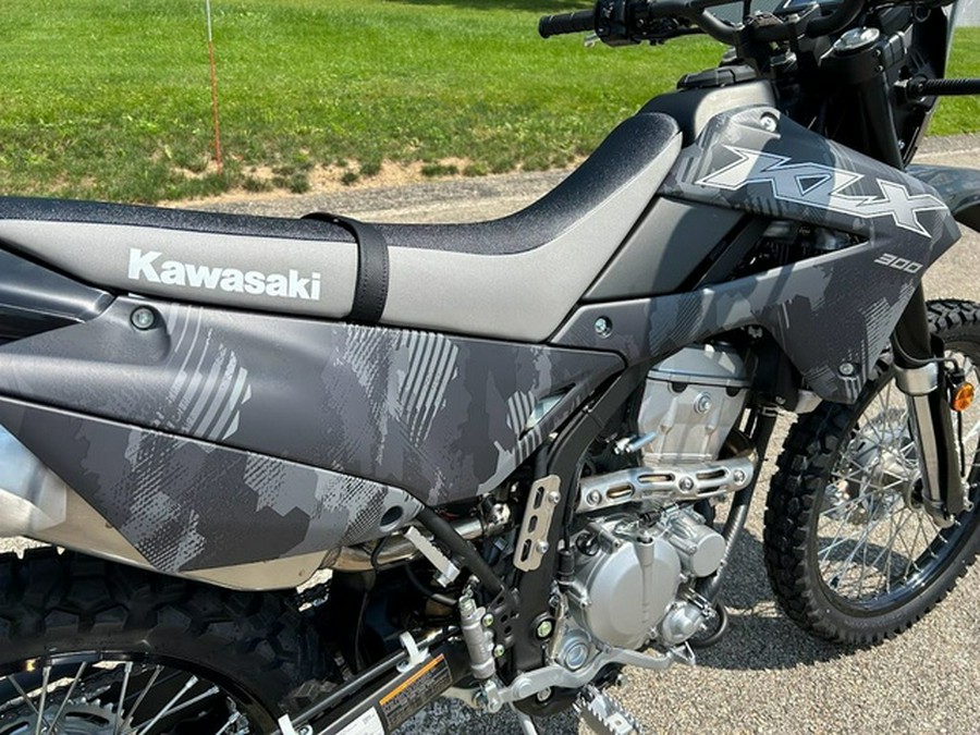 2024 Kawasaki KLX300 Cypher Camo Gray