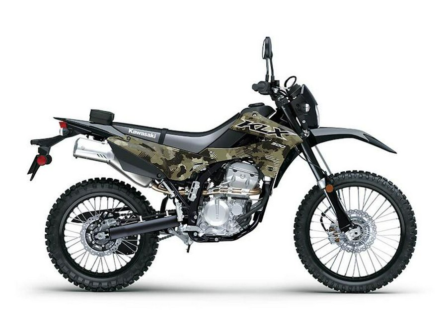 2026 Kawasaki KLX®300 Cypher Camo Beige
