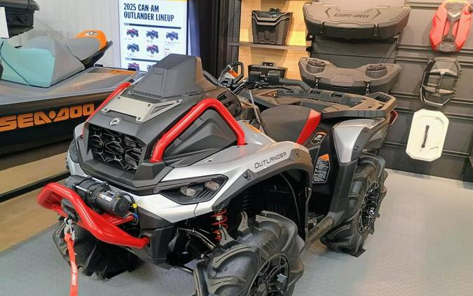 2025 Can-Am® Outlander X mr 1000R Hyper Silver & Legion Red
