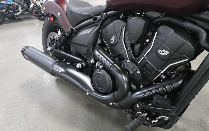 2026 Indian Scout Bobber Maroon Metallic Smoke