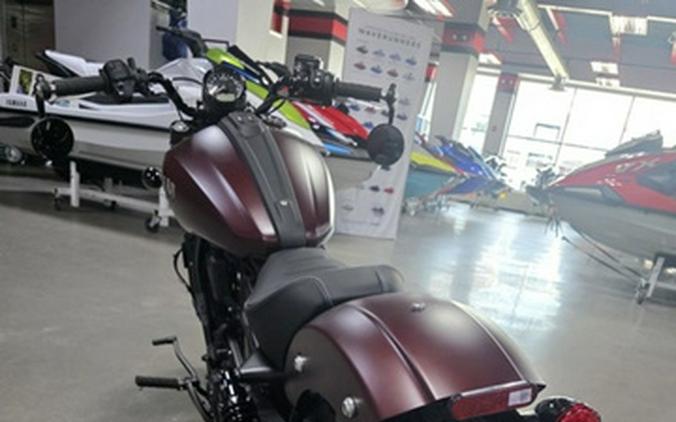 2026 Indian Scout Bobber Maroon Metallic Smoke