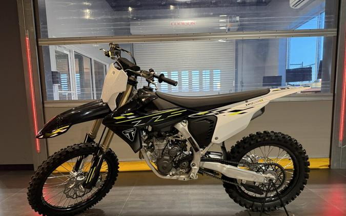 2026 Triumph TF 450-X Jet Black / Pure White