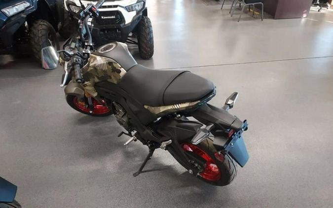 2025 Kawasaki Z125 PRO Cypher Camo Beige