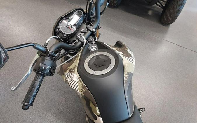 2025 Kawasaki Z125 PRO Cypher Camo Beige
