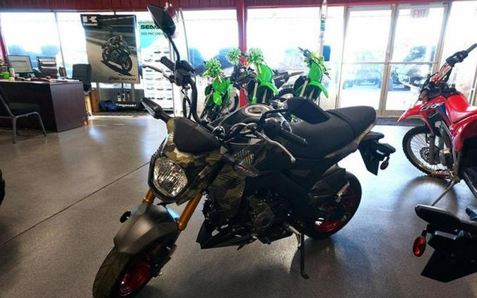 2025 Kawasaki Z125 PRO Cypher Camo Beige