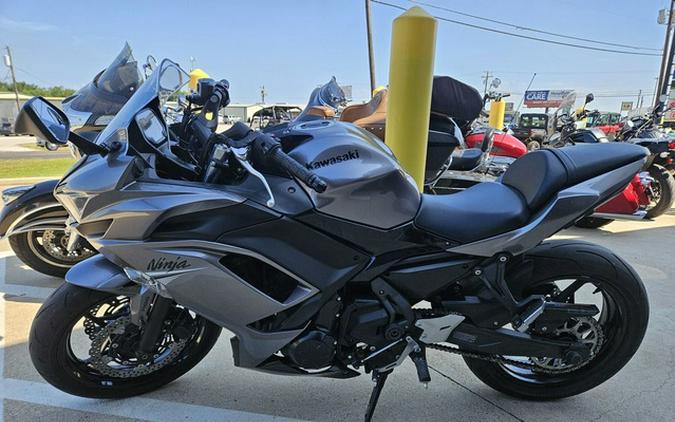 2021 Kawasaki Ninja 650 ABS Metallic Graphite Gray/Metallic Spa