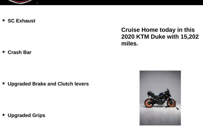 2020 KTM Duke 790