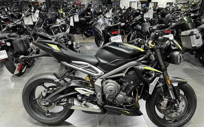 2022 Triumph Street Triple RS Matte Jet Black