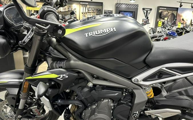 2022 Triumph Street Triple RS Matte Jet Black