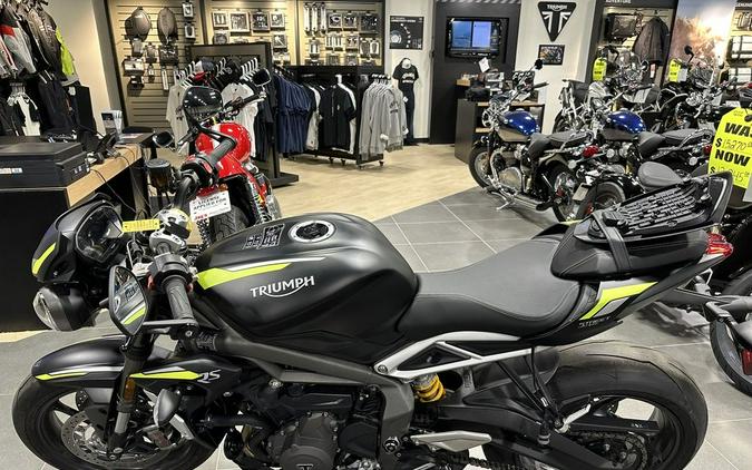 2022 Triumph Street Triple RS Matte Jet Black