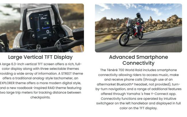 2026 Yamaha TÉNÉRÉ 700 WORLD RAID