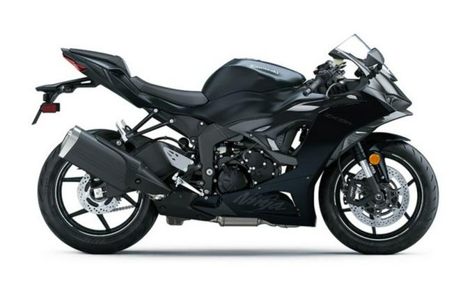 2024 Kawasaki Ninja ZX-6R Metallic Flat Spark Black/Ebony Metallic Flat Spark BlackEbony
