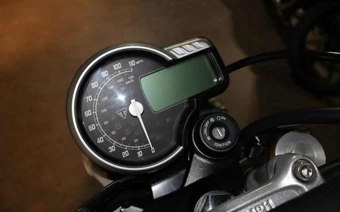 2025 Triumph Scrambler 400 X Carnival Red / Phantom Black