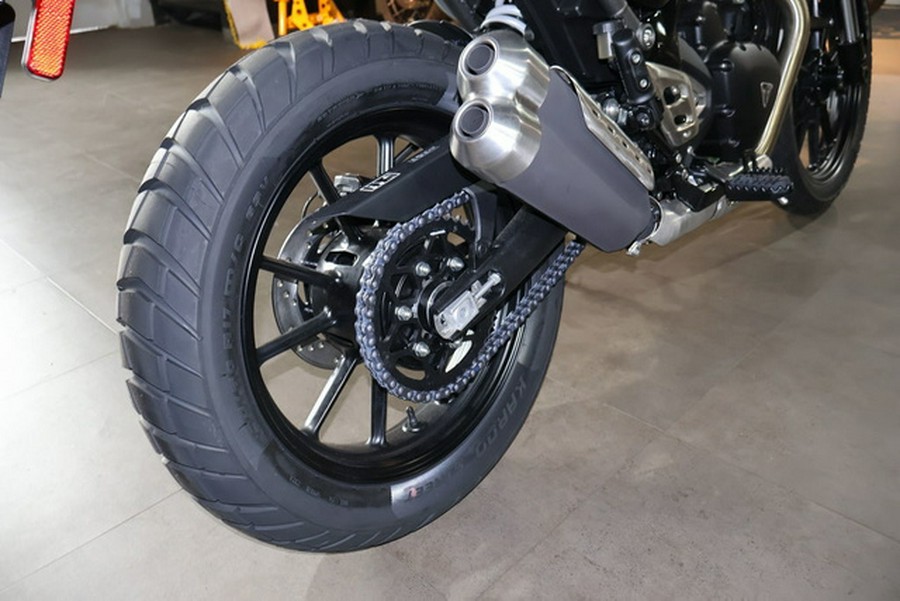 2025 Triumph Scrambler 400 X Carnival Red / Phantom Black