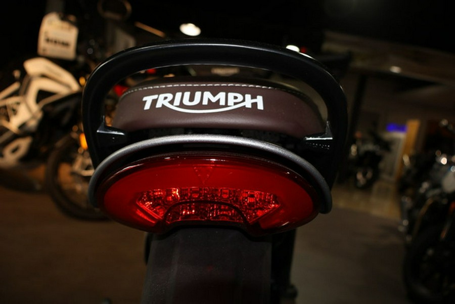 2025 Triumph Scrambler 400 X Carnival Red / Phantom Black