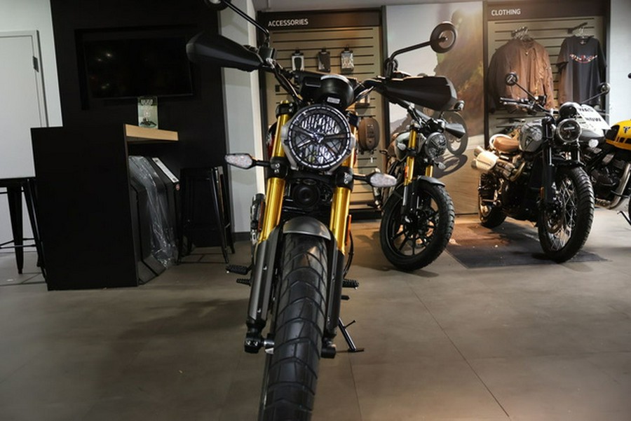 2025 Triumph Scrambler 400 X Carnival Red / Phantom Black