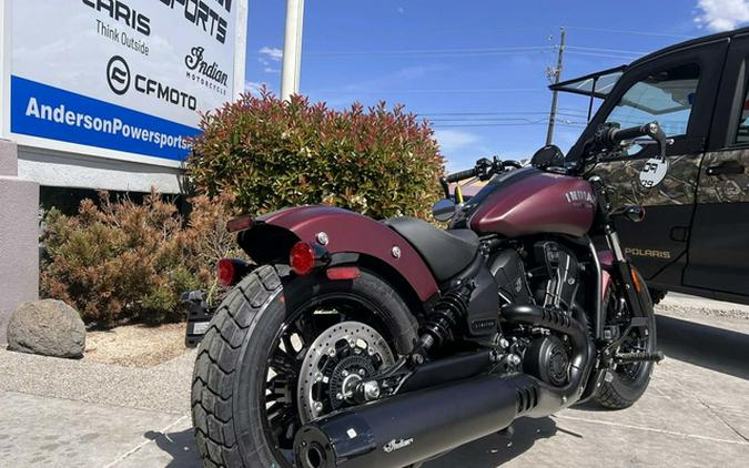 2026 Indian Scout Bobber Limited +Tech Maroon Metallic Smoke