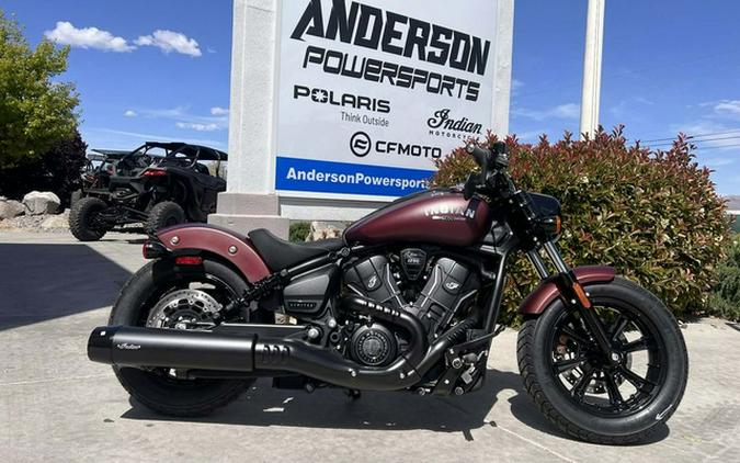 2026 Indian Scout Bobber Limited +Tech Maroon Metallic Smoke
