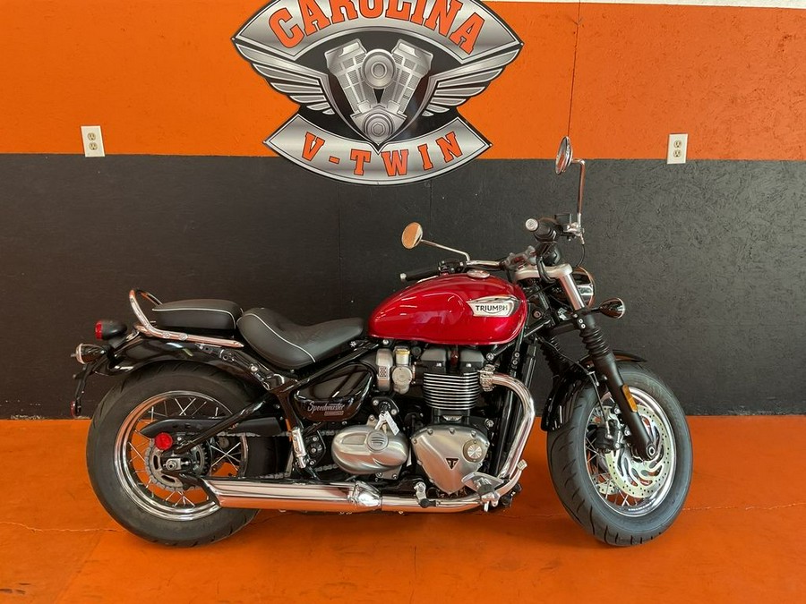 2022 Triumph Bonneville Speedmaster Red Hopper