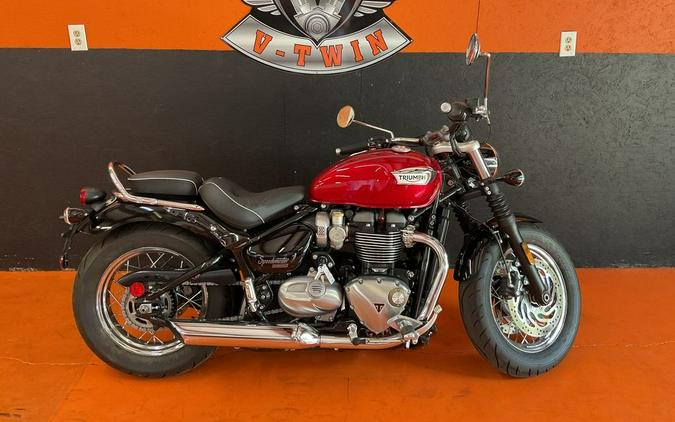 2022 Triumph Bonneville Speedmaster Red Hopper