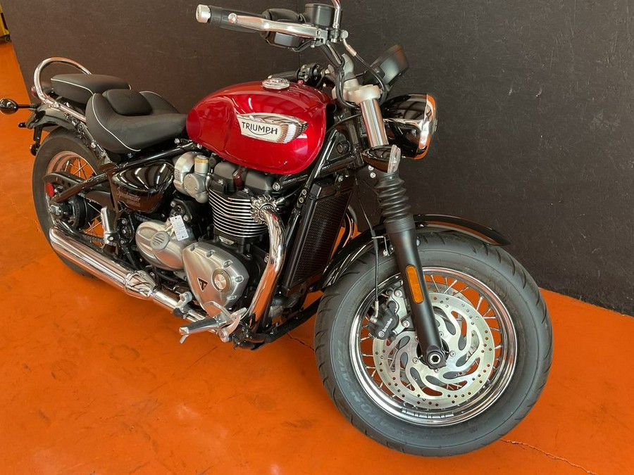 2022 Triumph Bonneville Speedmaster Red Hopper