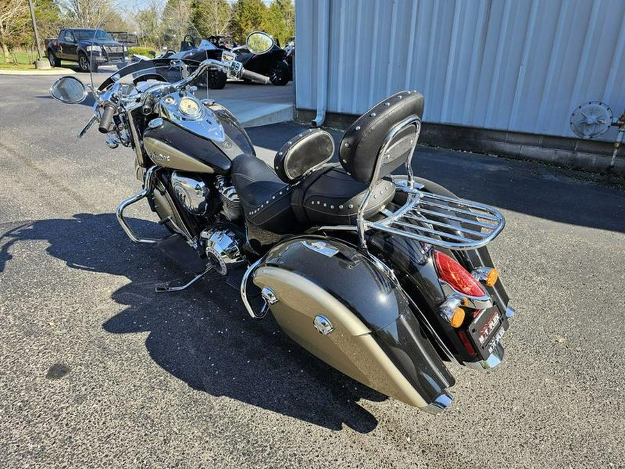 2022 Indian Motorcycle® Springfield® Black Metallic/Dirt Track Tan