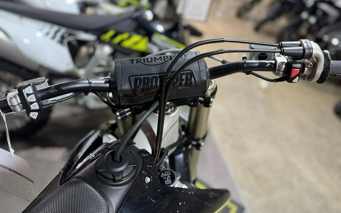 2025 Triumph TF 250-X Jet BlackPure White