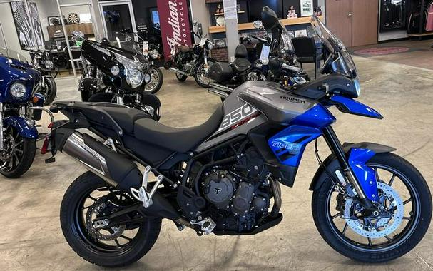 2022 Triumph Tiger 850 Sport Graphite Caspian Blue