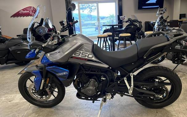 2022 Triumph Tiger 850 Sport Graphite Caspian Blue