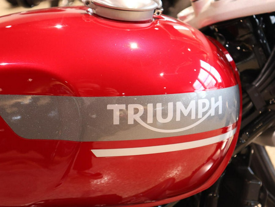 2022 Triumph Speed Twin Red Hopper