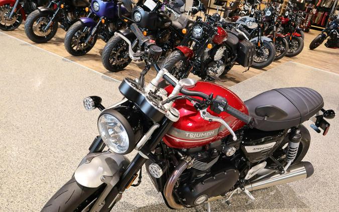 2022 Triumph Speed Twin Red Hopper