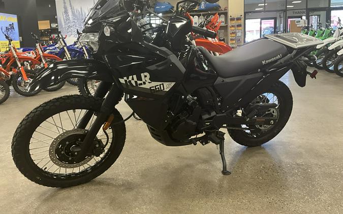 2026 Kawasaki KLR 650 S Pearl Crystal White/Metallic Carbon Gray - KM2667