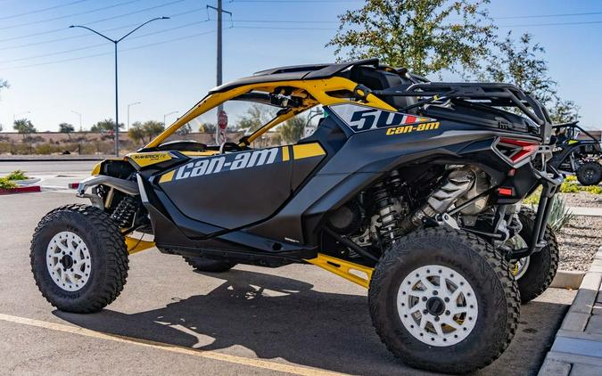 2024 Can-Am® Maverick R X RS with Smart-Shox Carbon Black & Neo Yellow