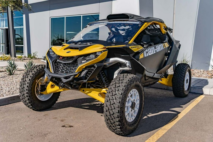 2024 Can-Am® Maverick R X RS with Smart-Shox Carbon Black & Neo Yellow