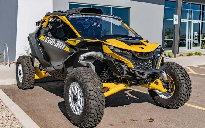 2024 Can-Am® Maverick R X RS Carbon Black & Neo Yellow