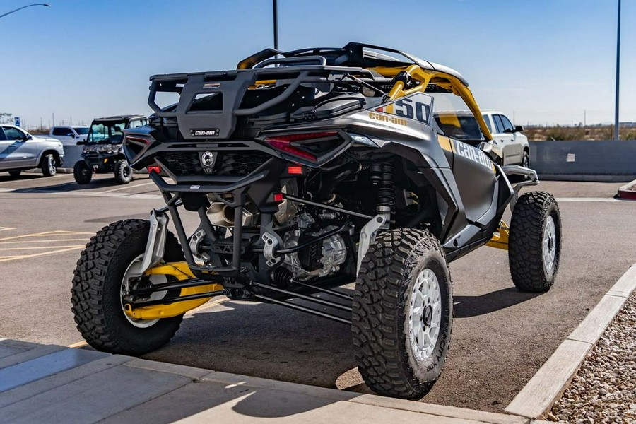 2024 Can-Am® Maverick R X RS with Smart-Shox Carbon Black & Neo Yellow