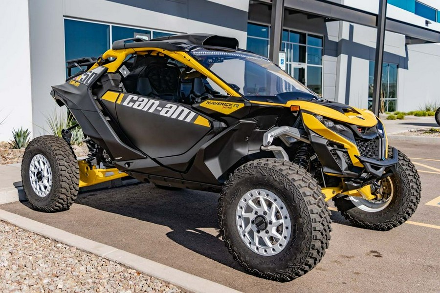 2024 Can-Am® Maverick R X RS with Smart-Shox Carbon Black & Neo Yellow