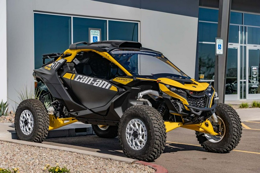 2024 Can-Am® Maverick R X RS with Smart-Shox Carbon Black & Neo Yellow