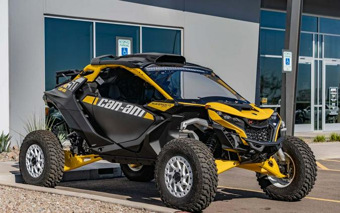 2024 Can-Am® Maverick R X RS with Smart-Shox Carbon Black & Neo Yellow