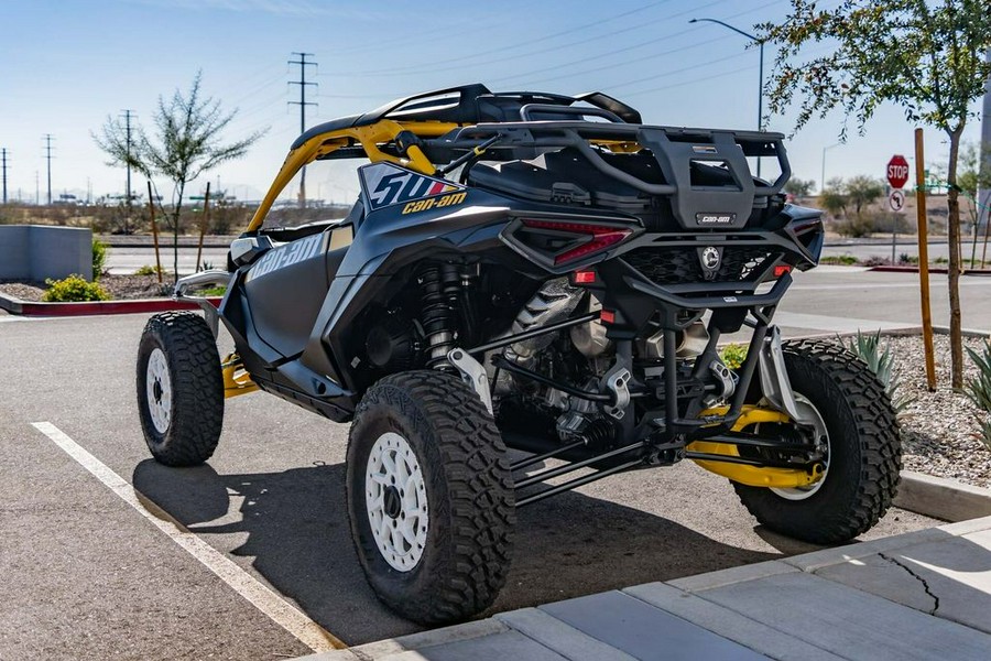 2024 Can-Am® Maverick R X RS with Smart-Shox Carbon Black & Neo Yellow