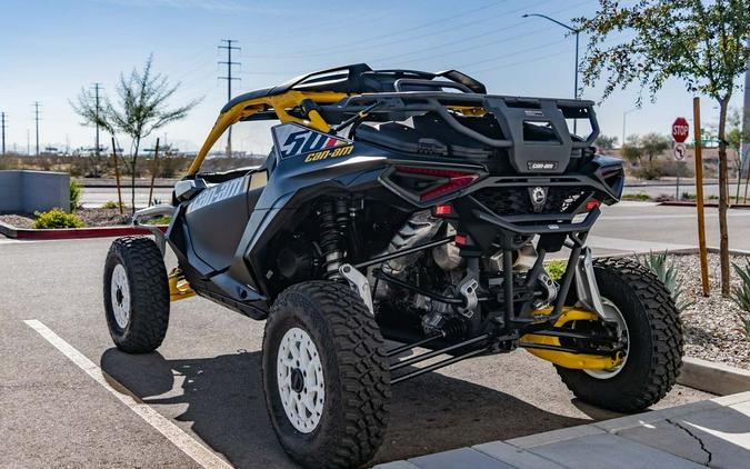 2024 Can-Am® Maverick R X RS with Smart-Shox Carbon Black & Neo Yellow