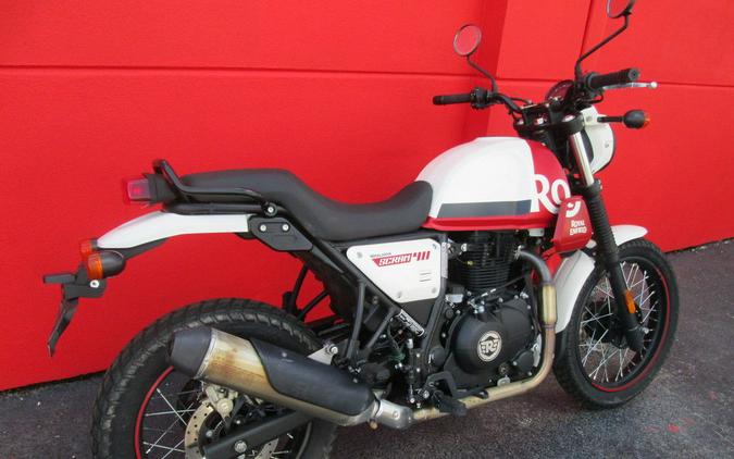 2023 Royal Enfield Scram 411 White Flame