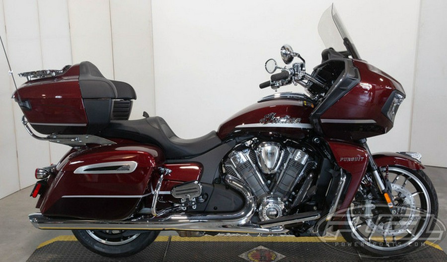 2023 Indian Pursuit Limited Maroon Metallic Crimson Metallic