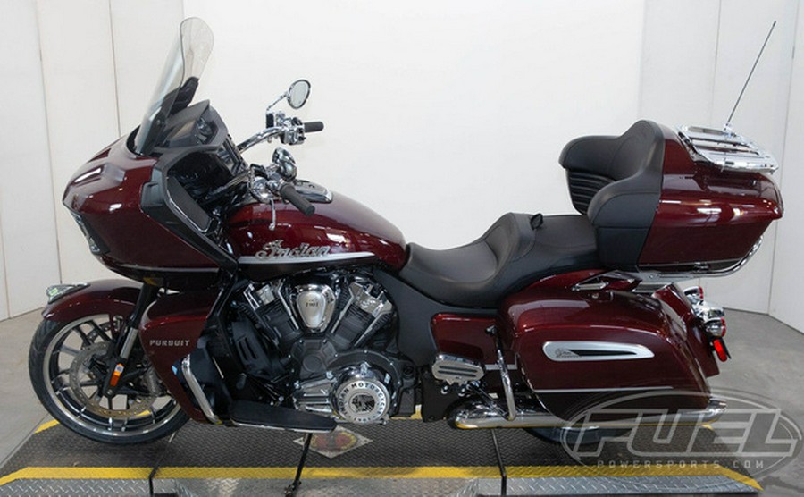 2023 Indian Pursuit Limited Maroon Metallic Crimson Metallic