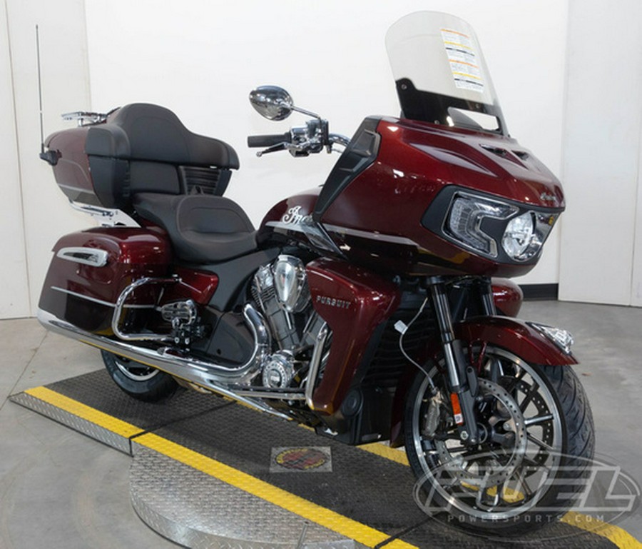 2023 Indian Pursuit Limited Maroon Metallic Crimson Metallic