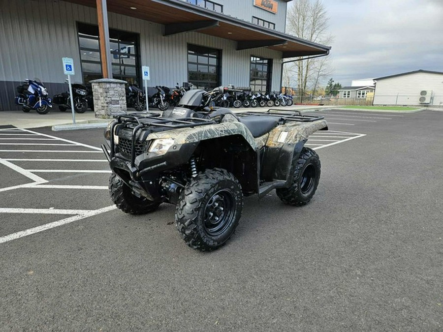 2016 Honda FourTrax Rancher 4X4 Honda Phantom Camo 4X4