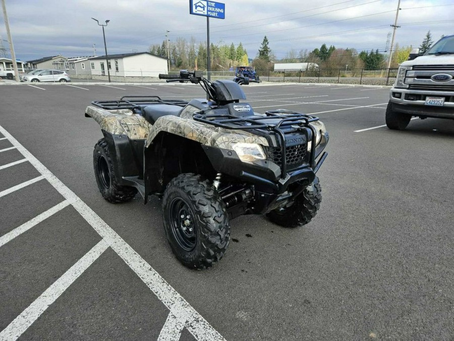 2016 Honda FourTrax Rancher 4X4 Honda Phantom Camo 4X4
