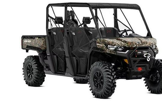 New 2024 CAN-AM DEFENDER MAX X MR WITH HALF DOORS HAD10 HYPER SILVER AND LEGION RED