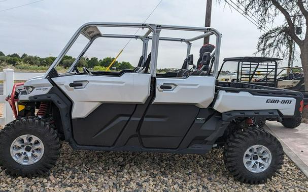 New 2024 CAN-AM DEFENDER MAX X MR WITH HALF DOORS HAD10 HYPER SILVER AND LEGION RED